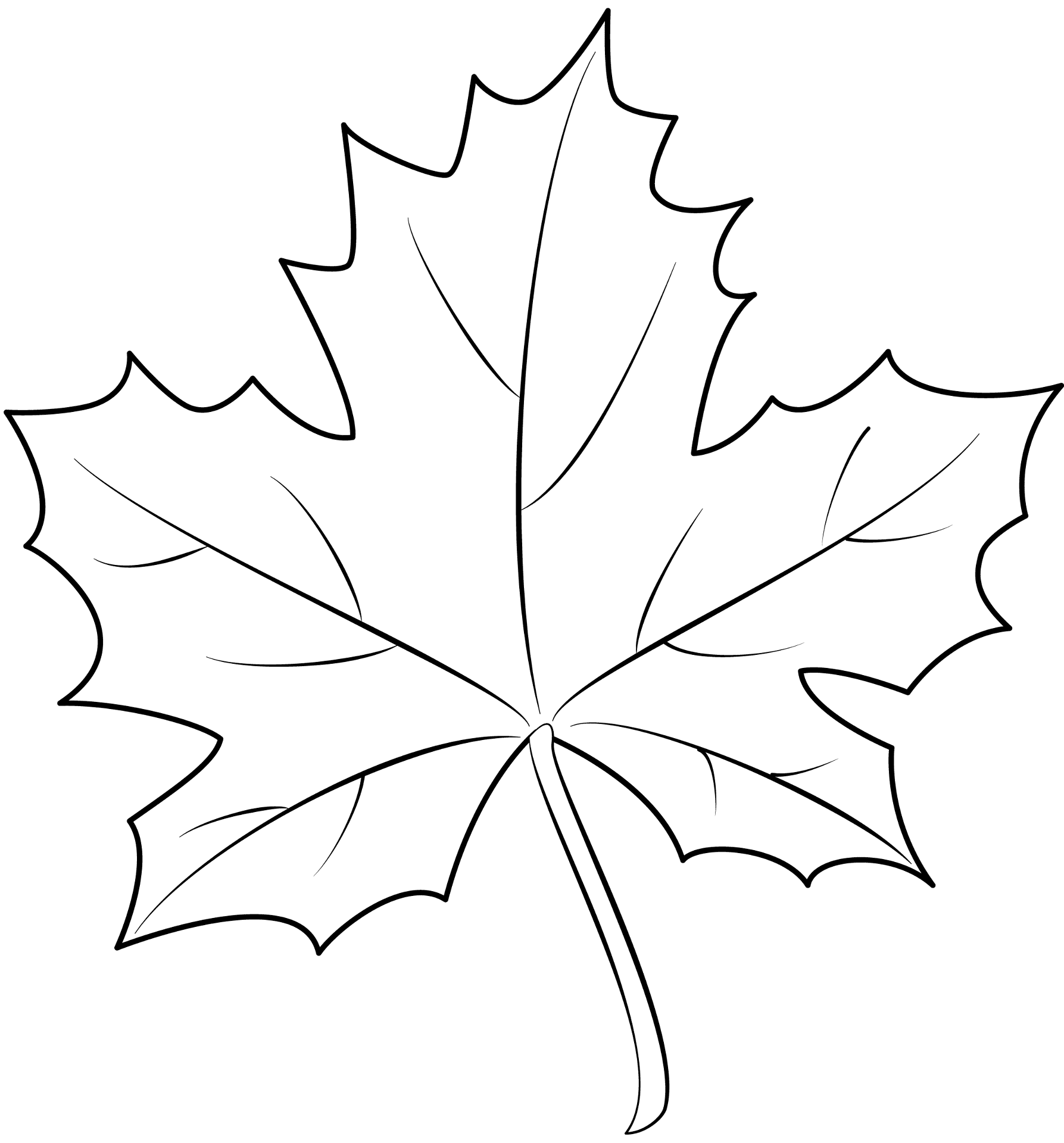 Maple Leaf Printable Template Maple Leaf Printable Template