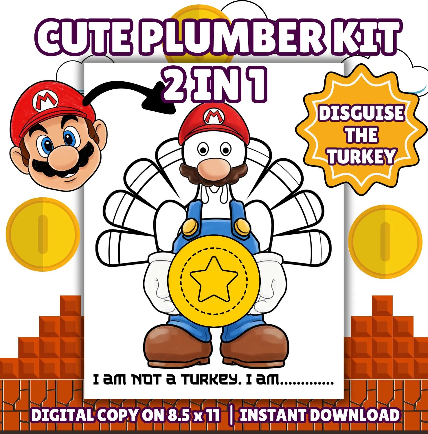 Mario Turkey Disguise Mario Turkey Disguise