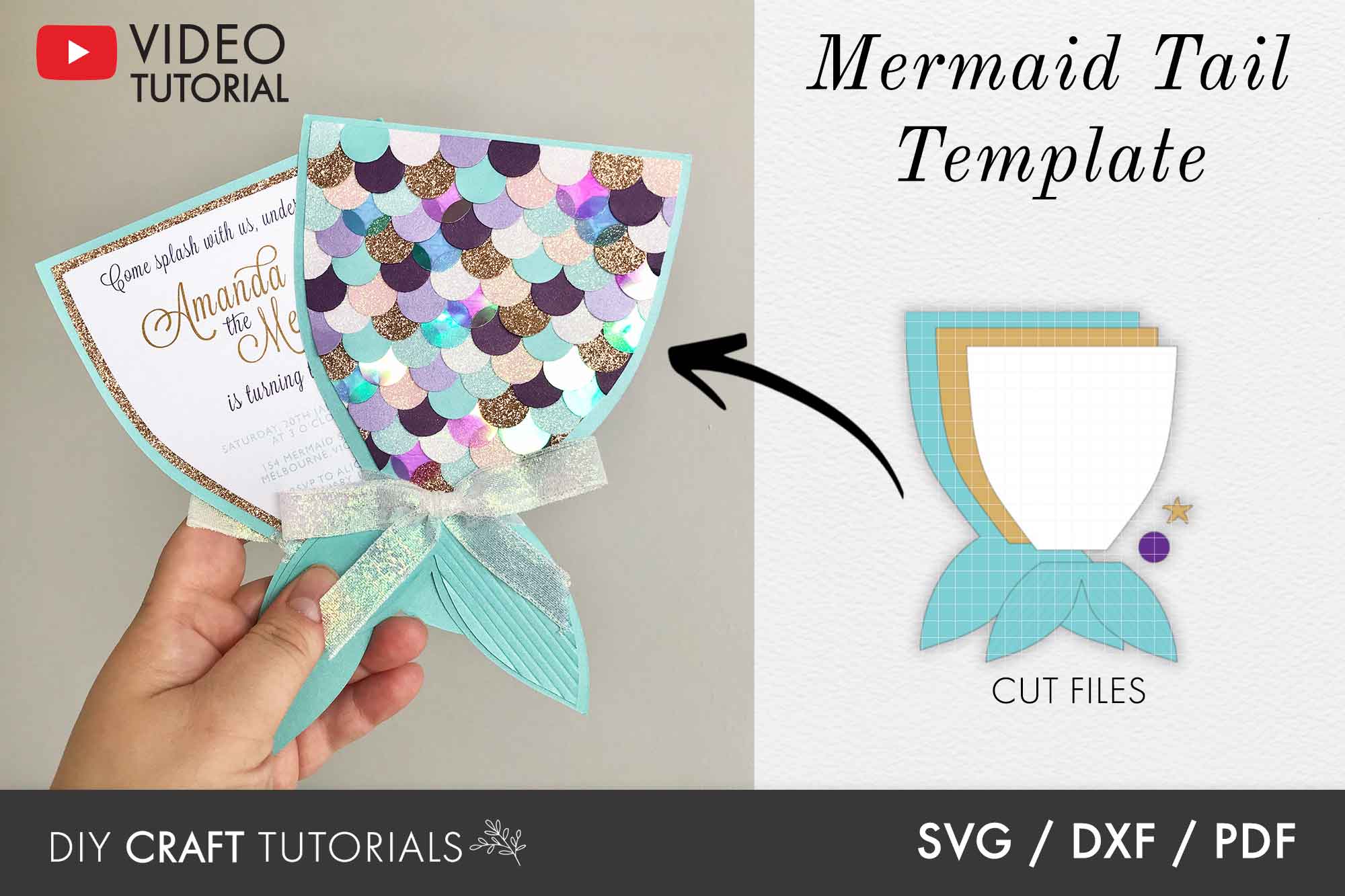 Mermaid Tail Template