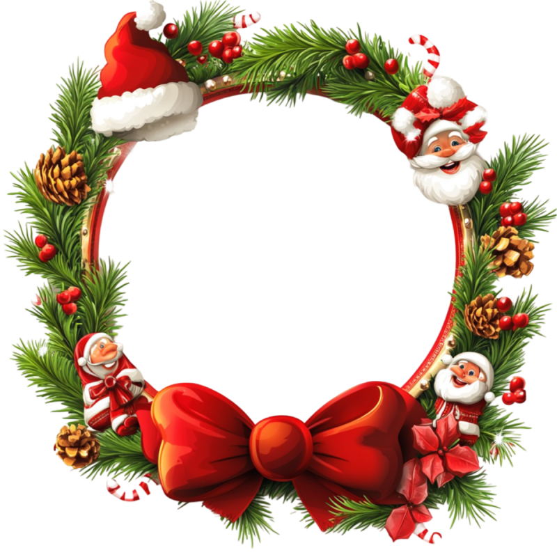 Merry Christmas Frame Template With Icon For Holiday Design 11310699