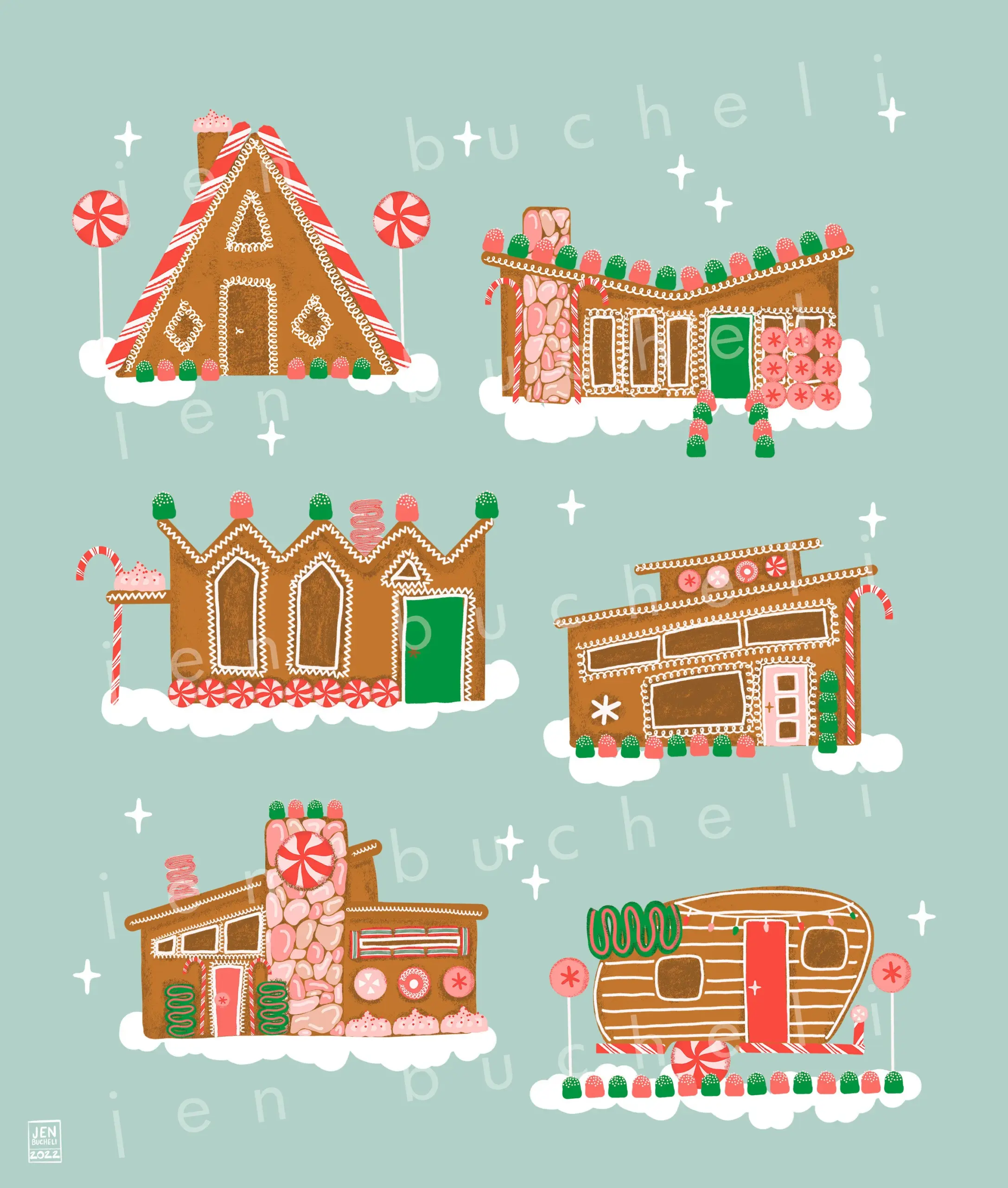 Mid Century Modern Gingerbread Houses Mid Century Modern Gingerbread Houses