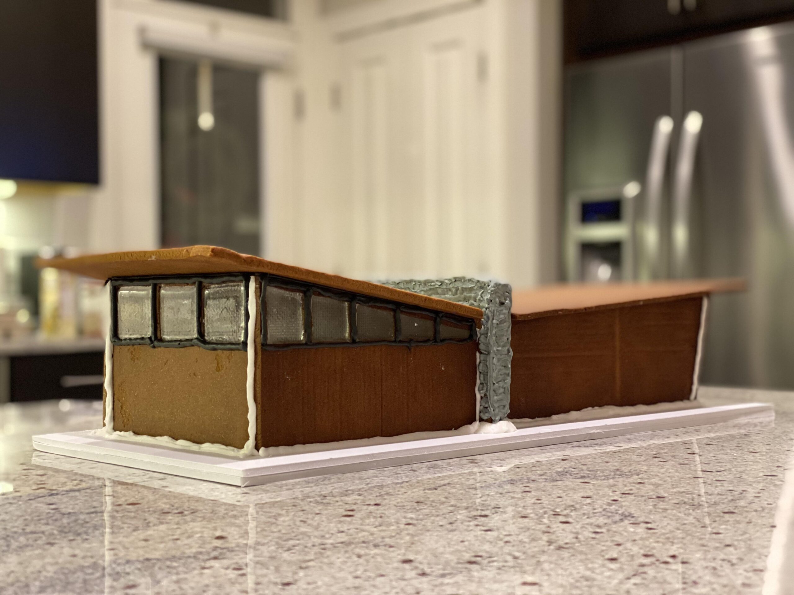 mid century modern gingerbread house template mid century modern gingerbread house template