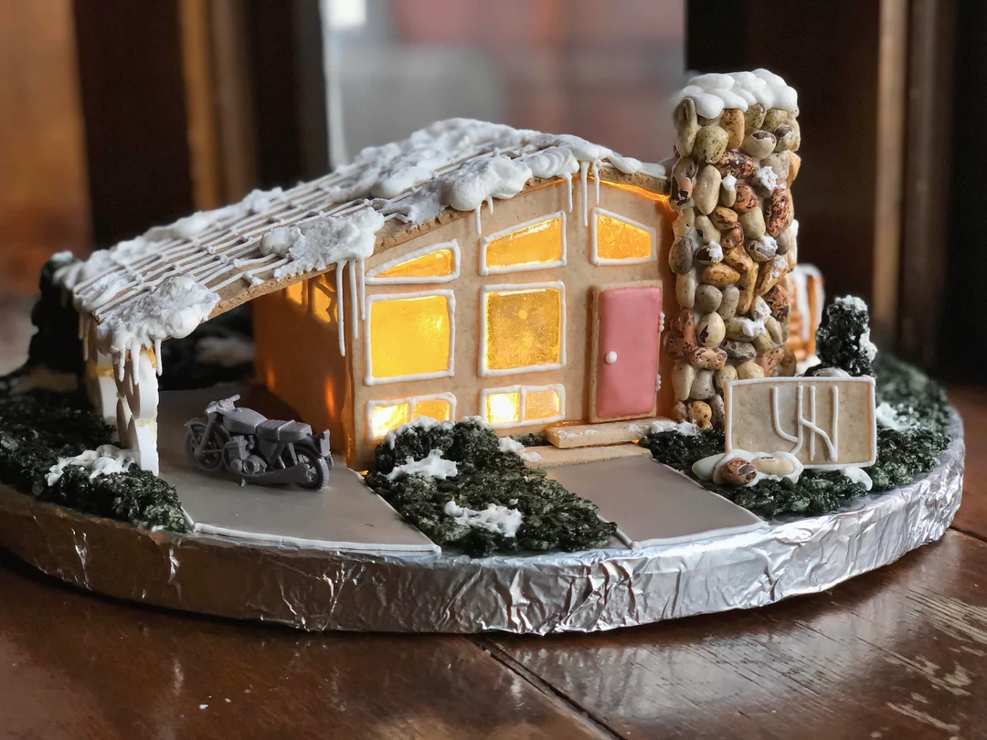 Midcentury Modern Gingerbread House Midcentury Modern Gingerbread House