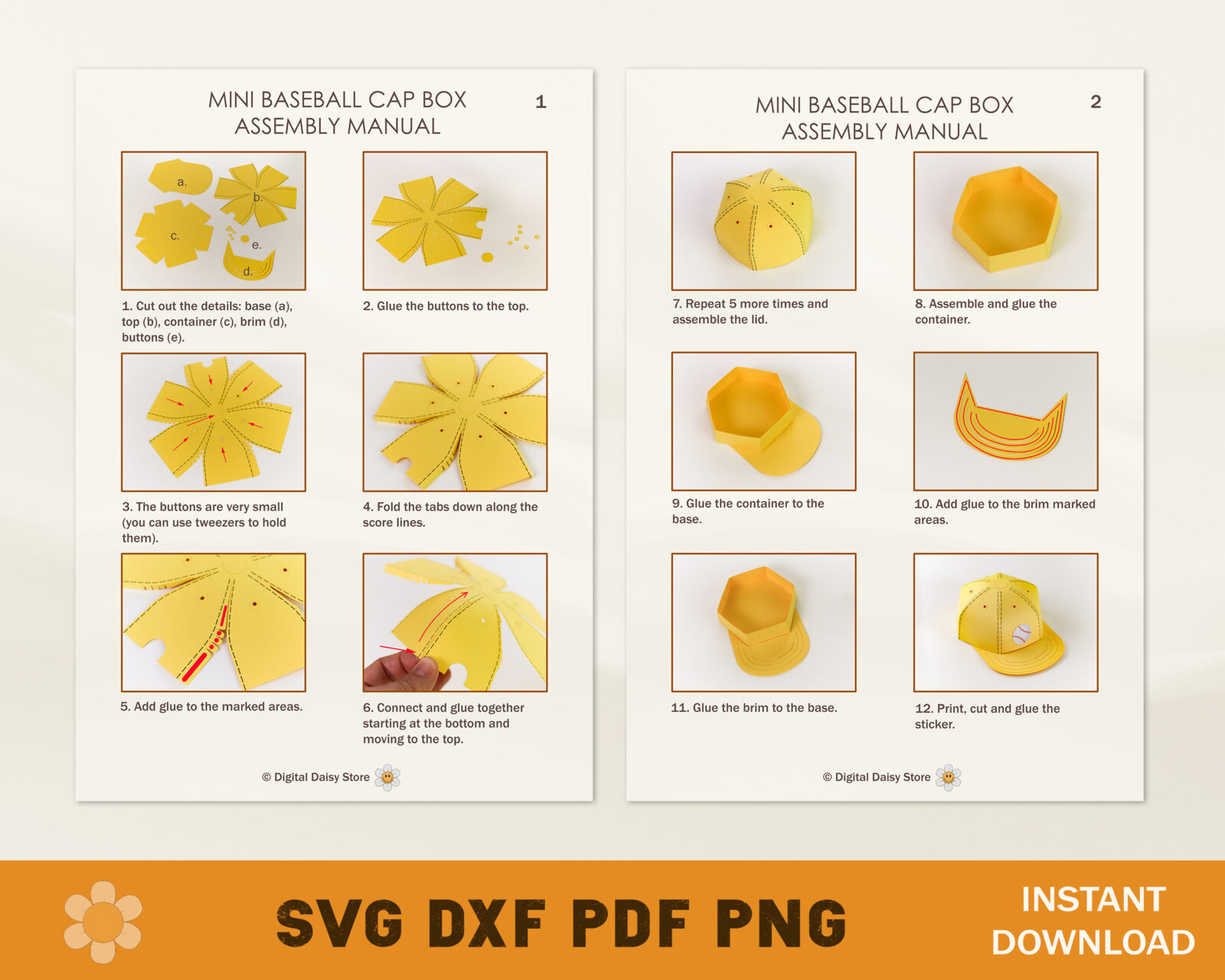 printable baseball cap template