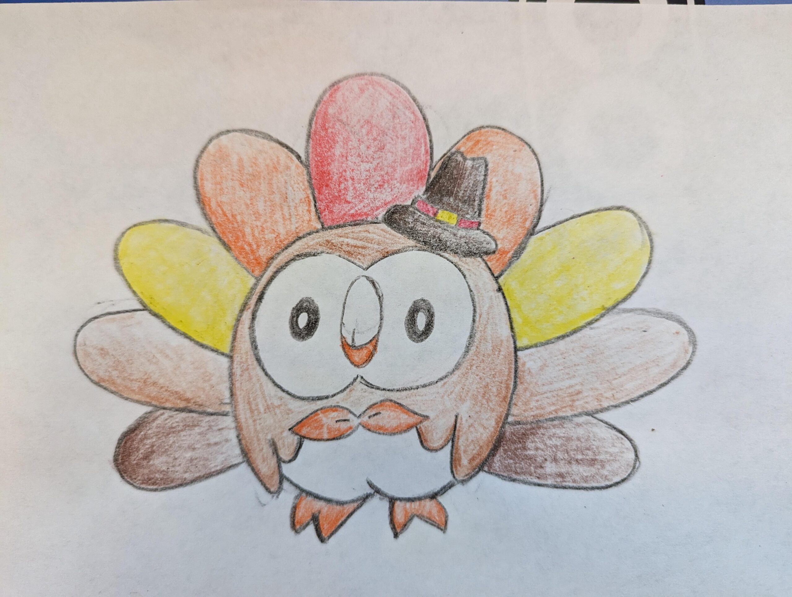 pikachu turkey disguise template