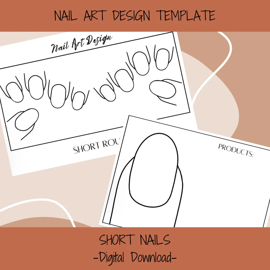 Nail Art Design Template Short Nails Nail Art Design Template Short Nails