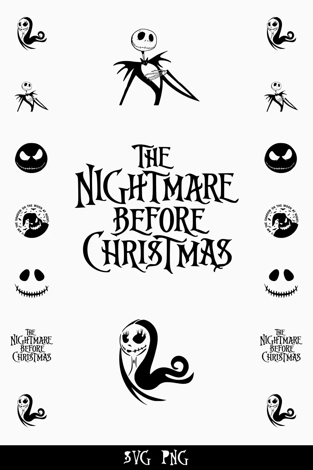 nightmare before christmas templates