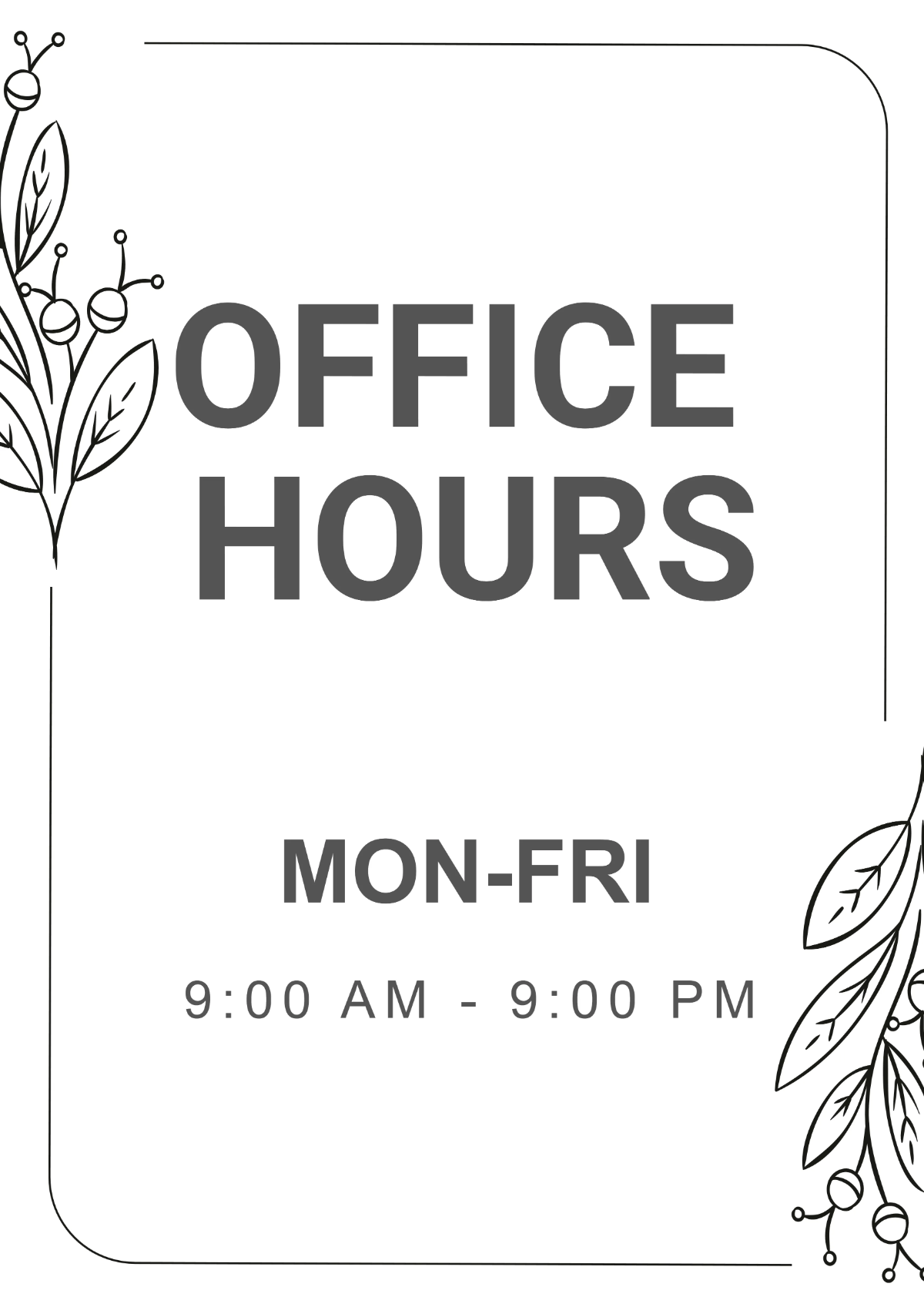 free printable sign templates free printable sign templates
