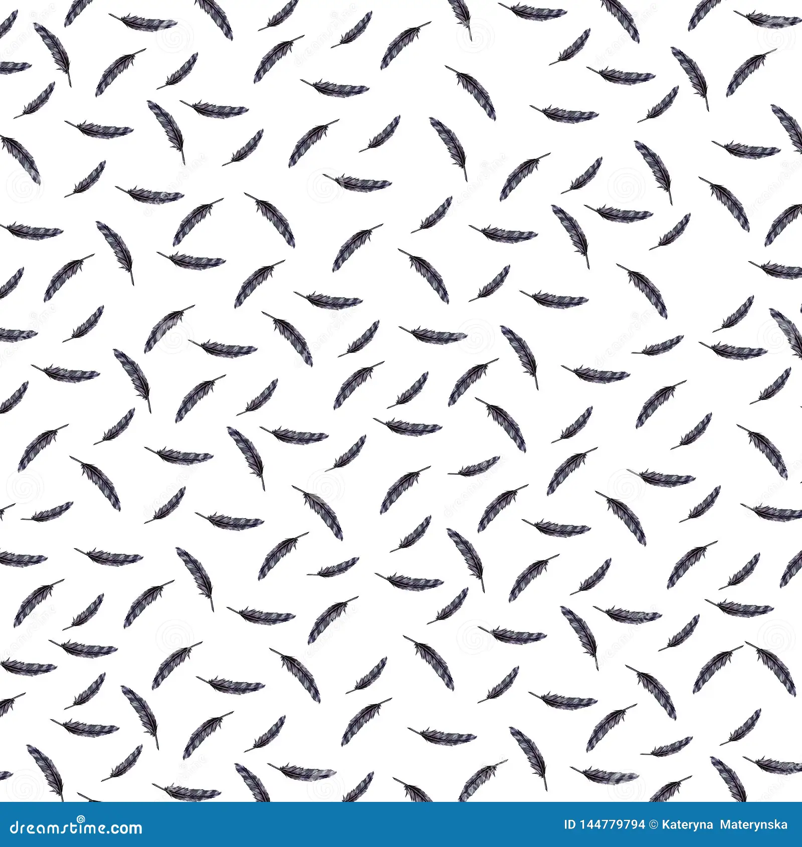 owl feather template