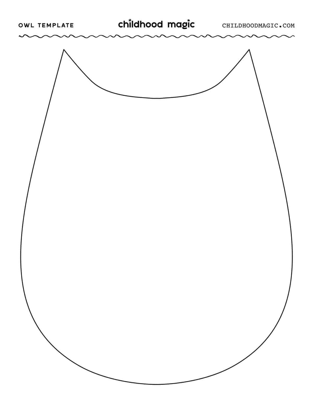 Owl Template Free Printable Owl Template Free Printable