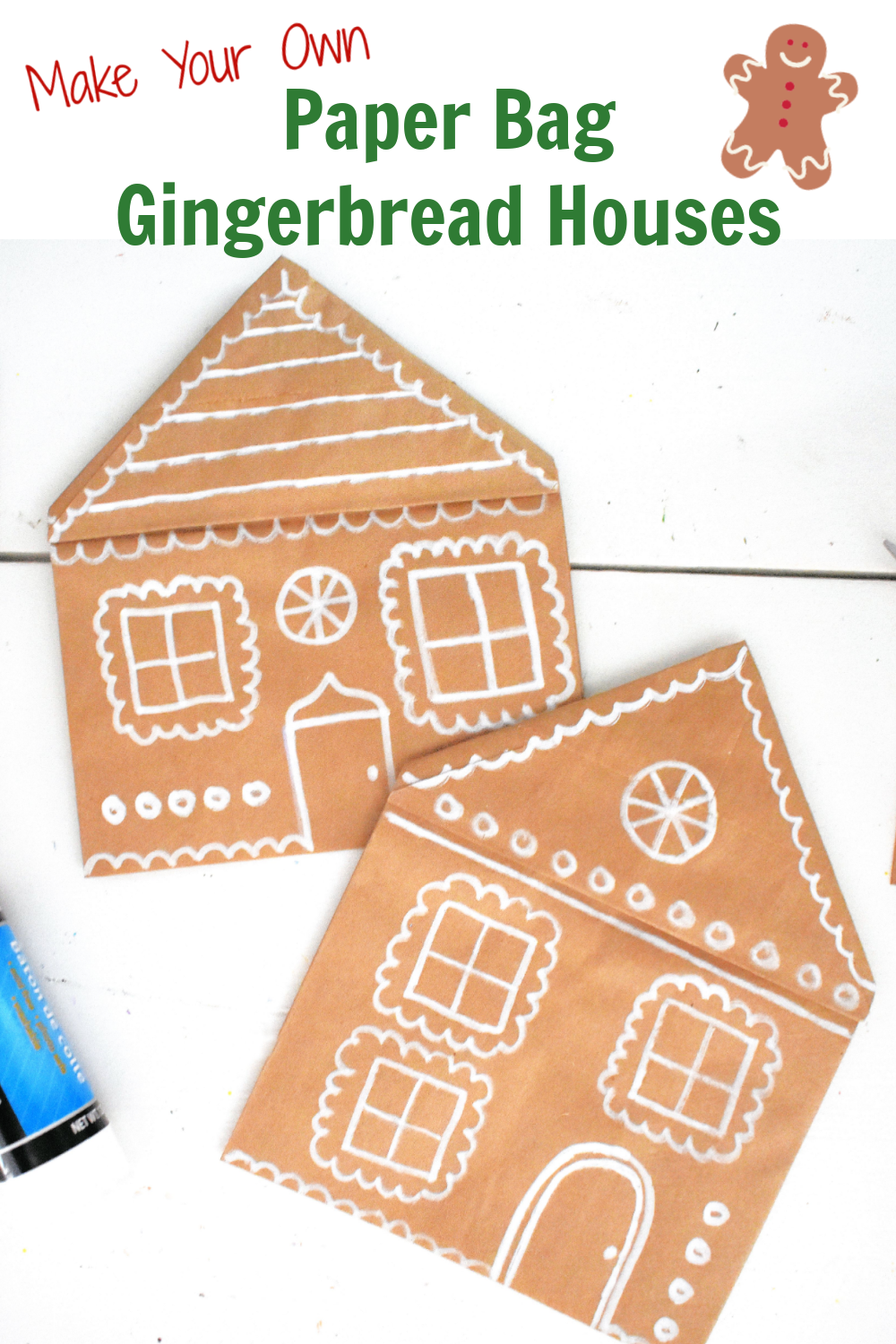 Paper Bag Gingerbread House