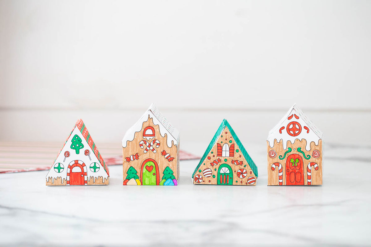 Paper Gingerbread House