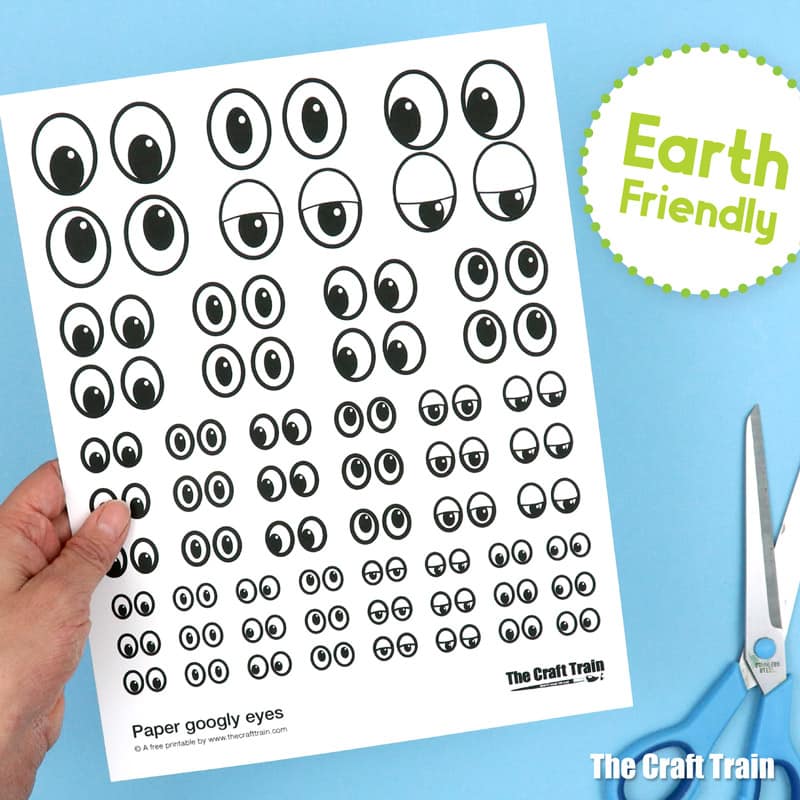 free printable eyes template