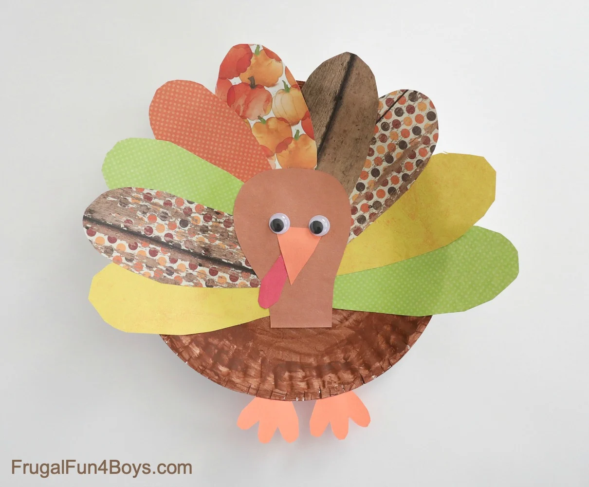turkey paper plate craft template turkey paper plate craft template