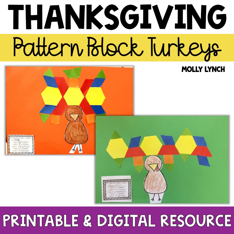 Pattern Block Turkeys Pattern Block Turkeys