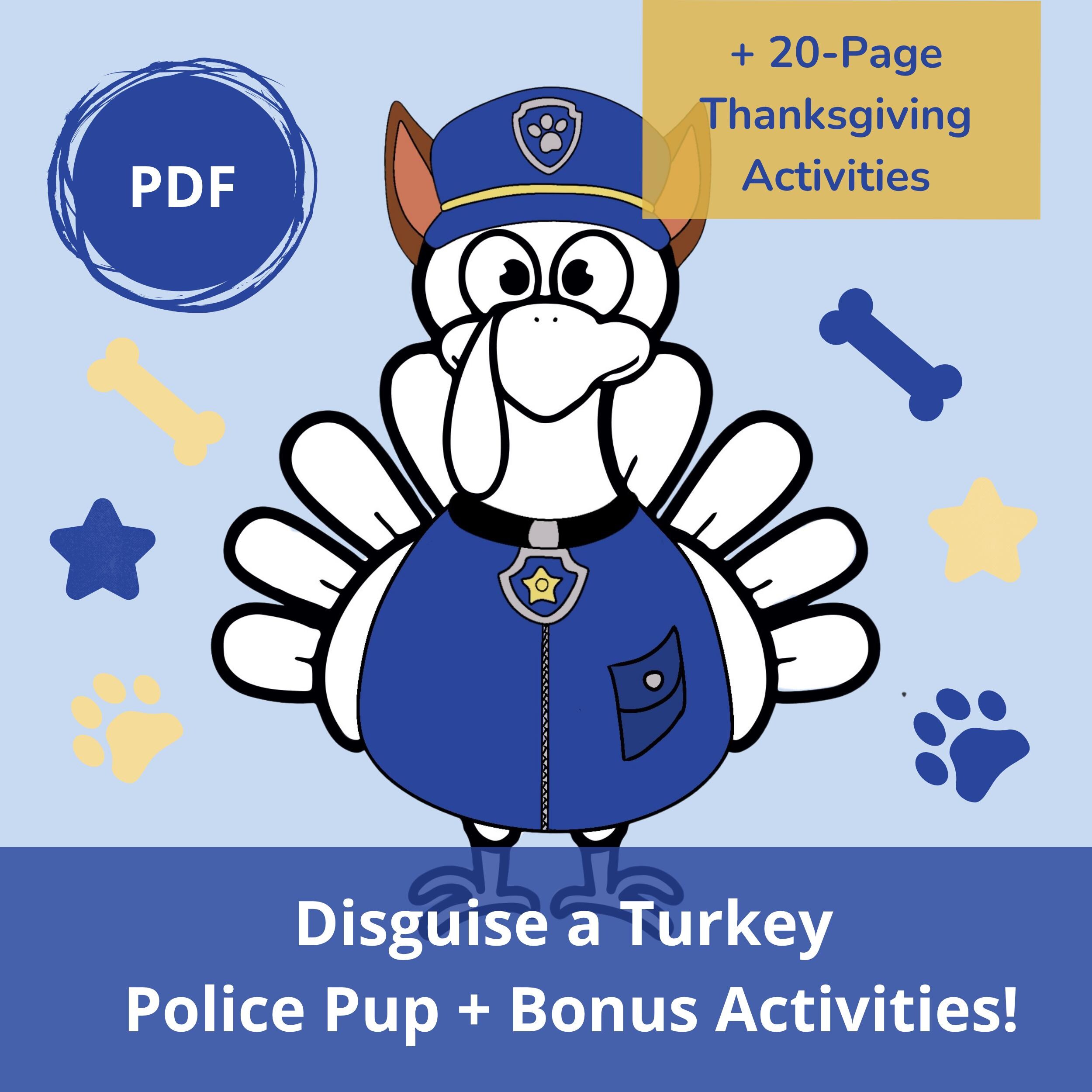 Paw Patrol Disguise A Turkey