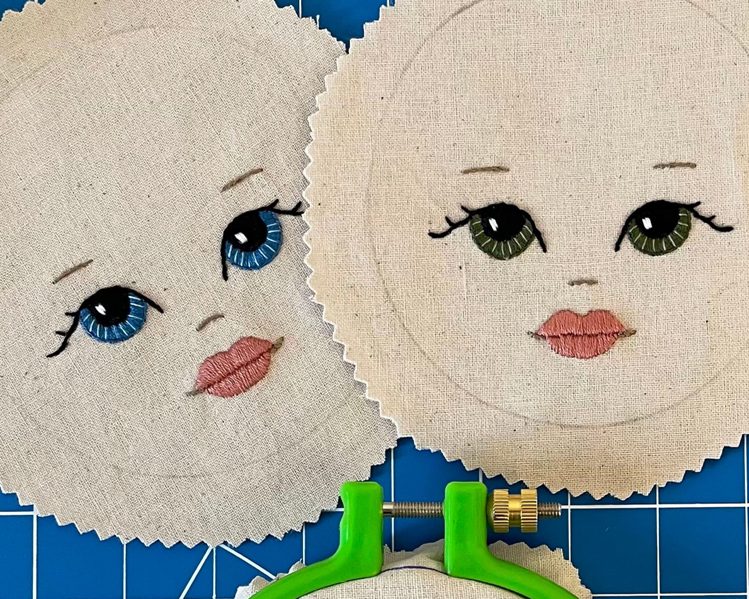 Pdf Doll Face Template Svg File Included