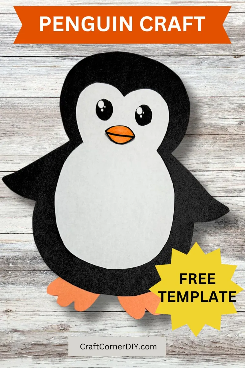 Penguin Craft For Kids Free Printable