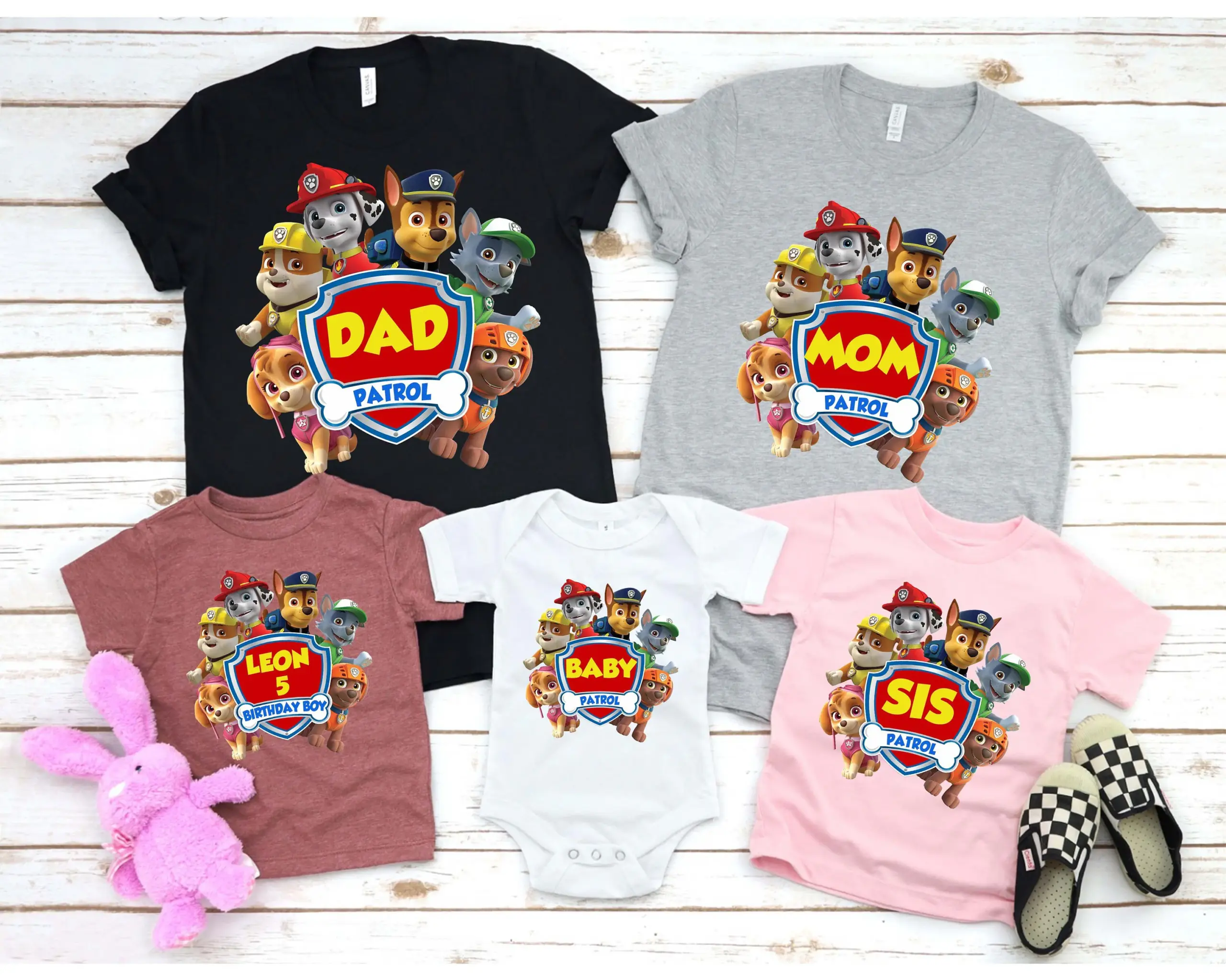 Personalized Patrol Birthday Shirt Personalized Patrol Birthday Shirt