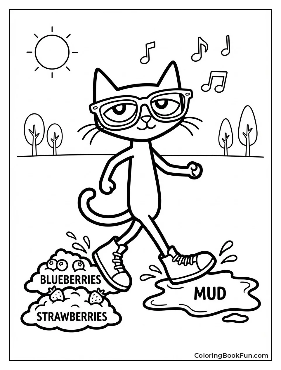 Pete The Cat Coloring Pages Pete The Cat Coloring Pages