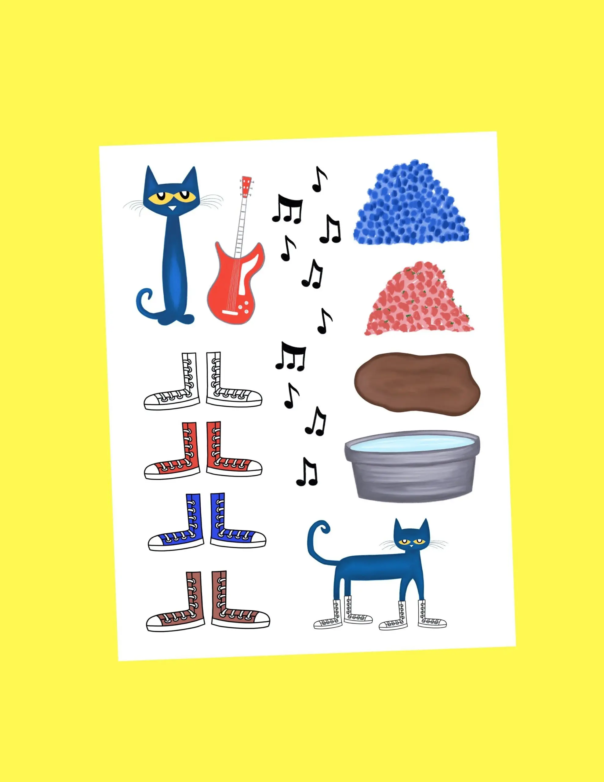 Pete The Cat White Shoes 12 Clipart Pete The Cat White Shoes 12 Clipart