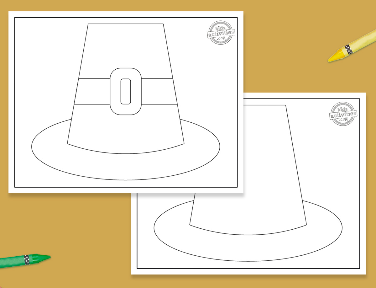 Pilgrim Hat Template