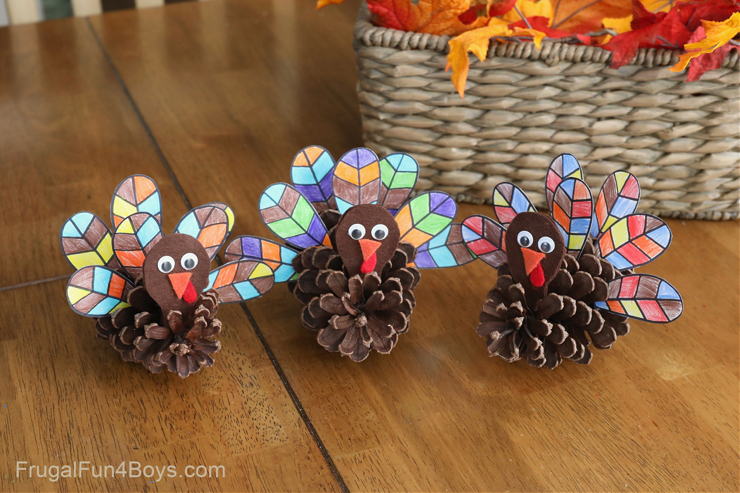 Pine Cone Turkeys
