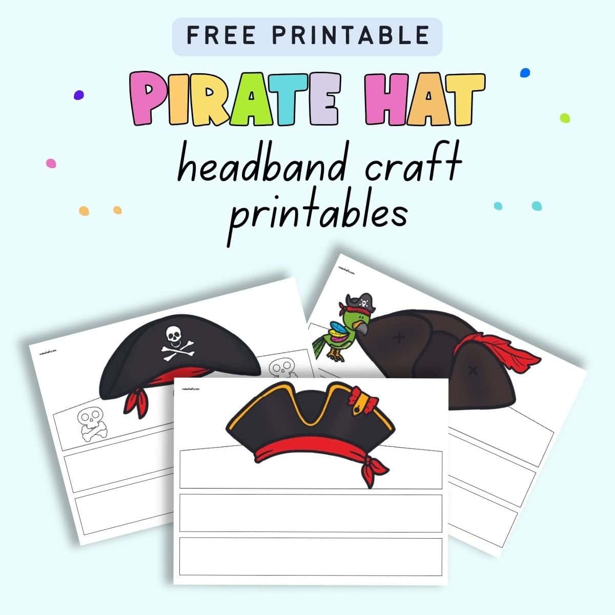 Pirate Hat Printable