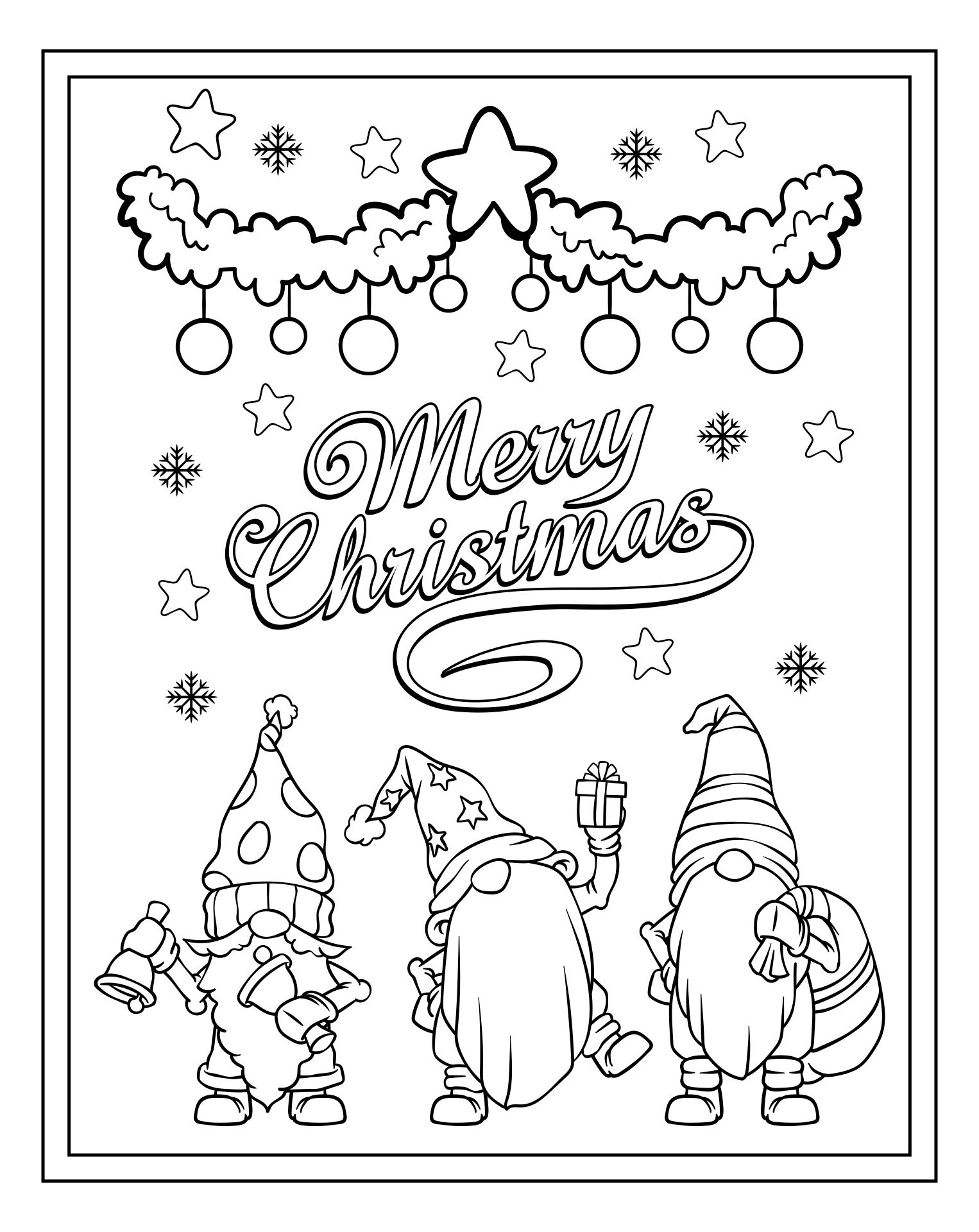 black and white christmas card template free