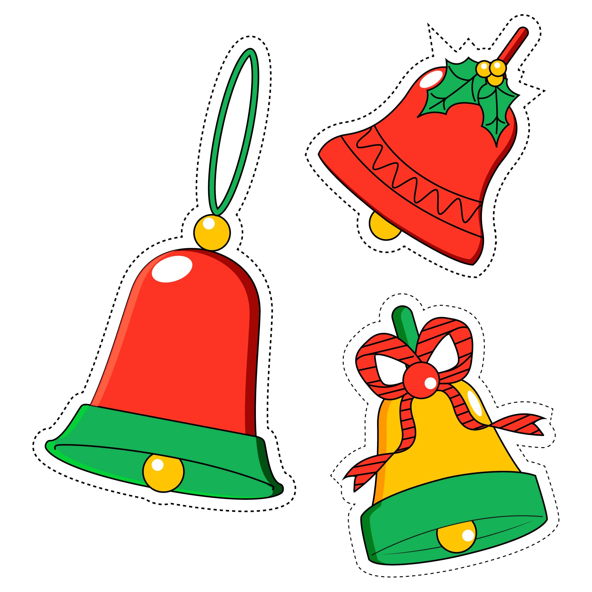 Post Christmas Bell Template Printable 179257