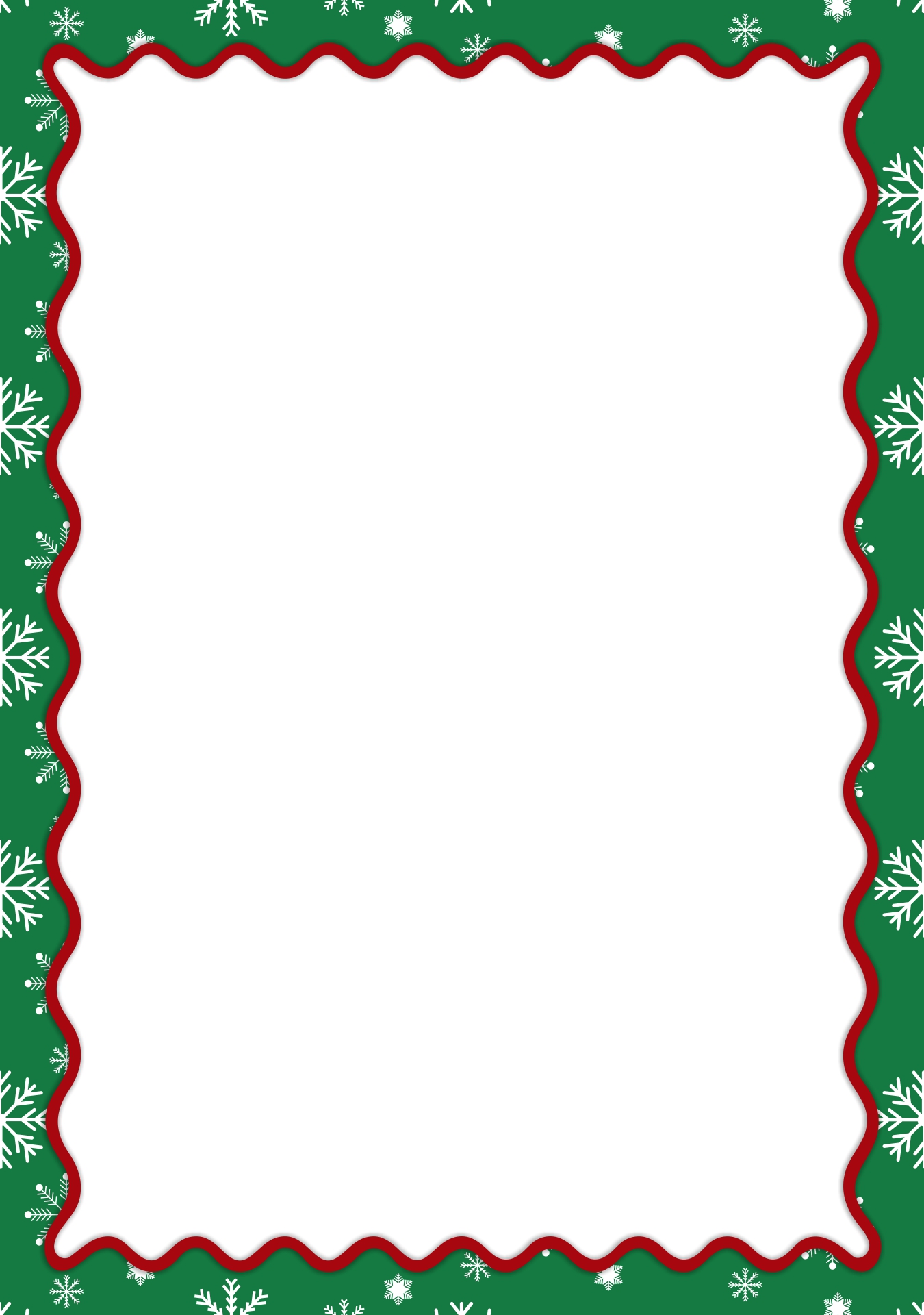 Post Free Printable Christmas Border Templates 20798