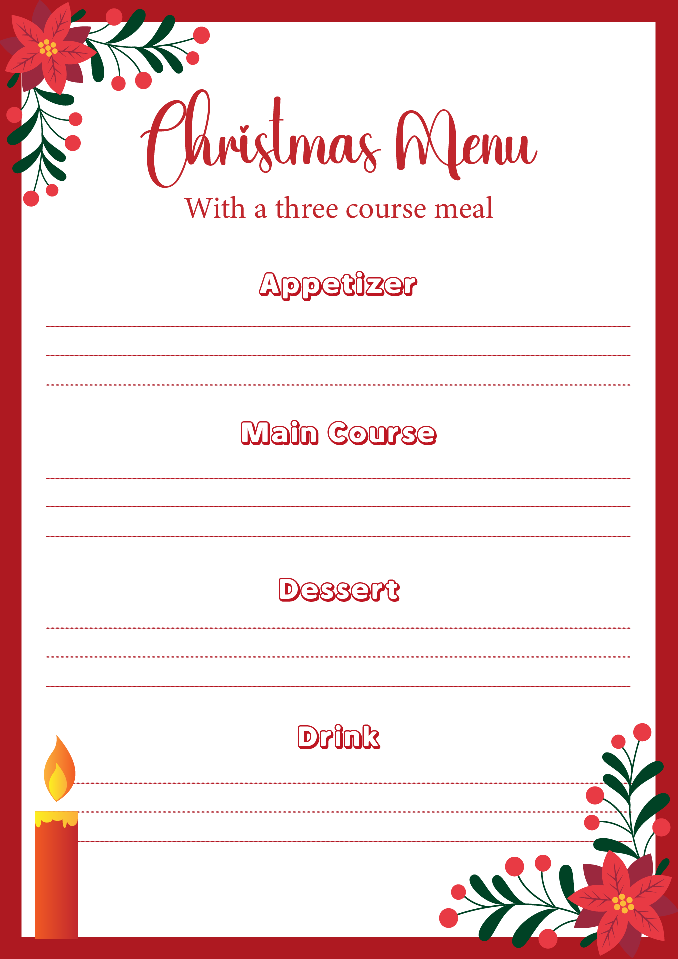 Post Free Printable Christmas Menu Templates 97473 Post Free Printable Christmas Menu Templates 97473