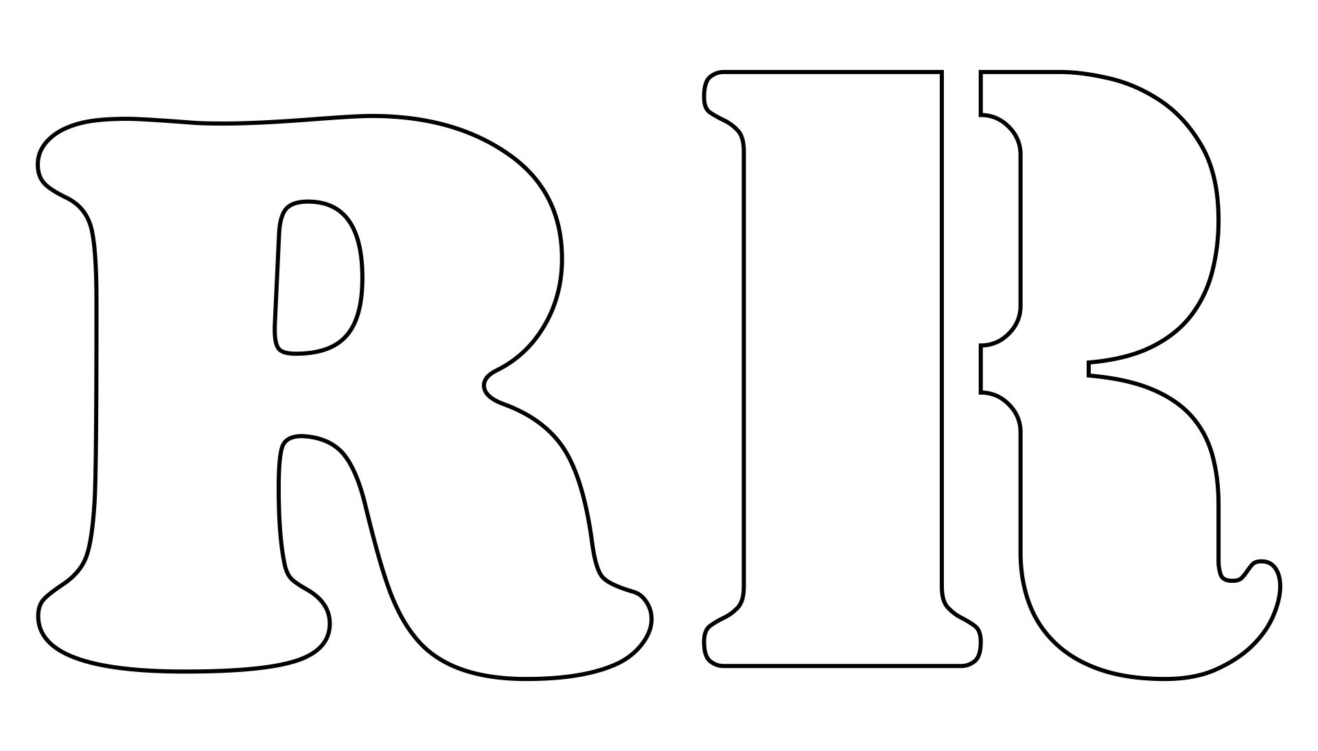 Post Letter R Template Printable 245125