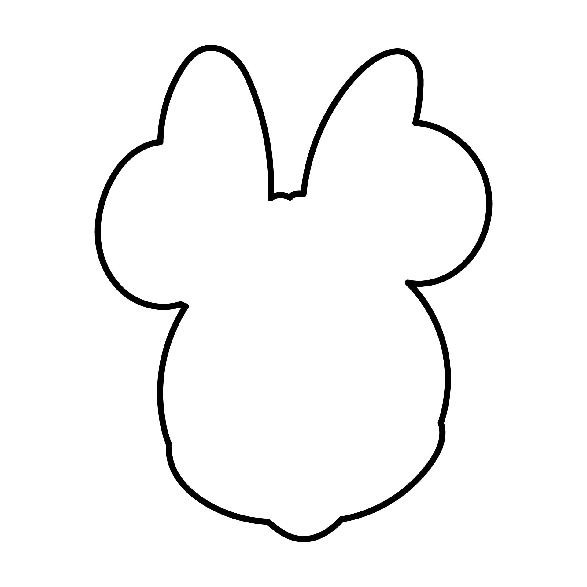 Post Minnie Mouse Face Template Printable 123646