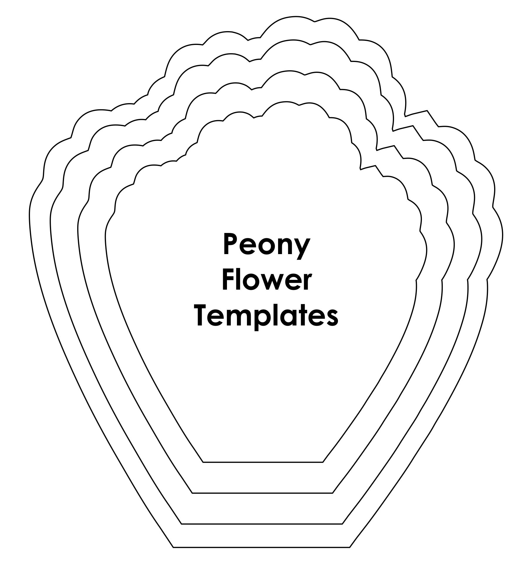Post Paper Flower Petal Template Printable 261896 Post Paper Flower Petal Template Printable 261896