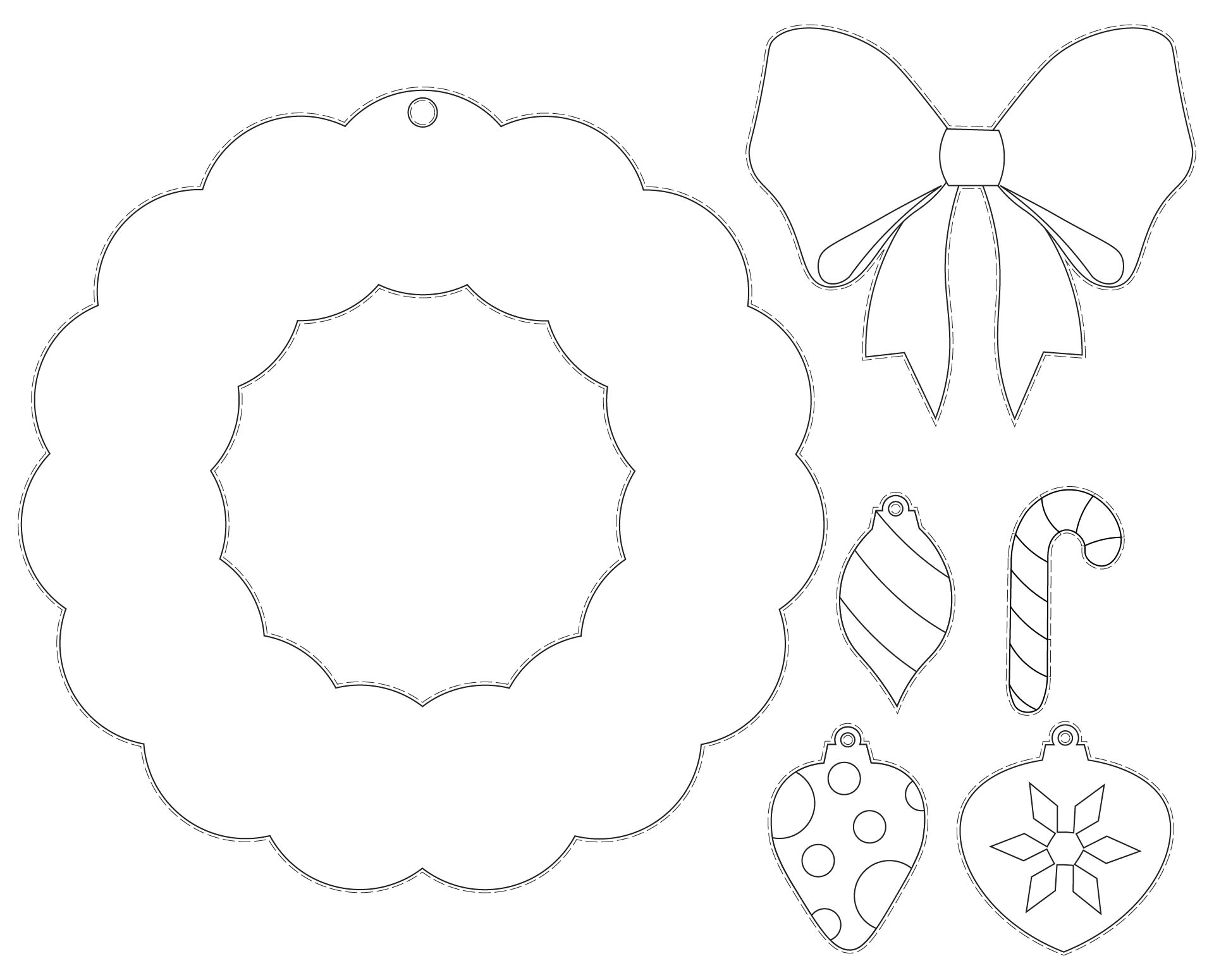 Post Printable Wreath Template 145813 Post Printable Wreath Template 145813