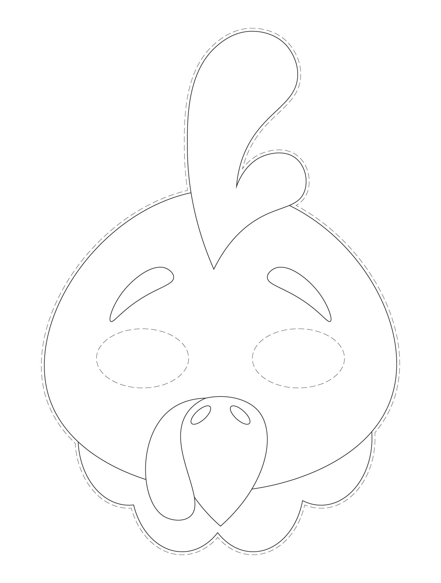 Post Thanksgiving Turkey Face Printable 65871