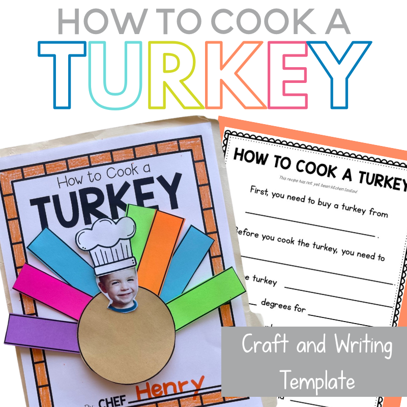 Preschool How To Cook A Turkey Writing Template Preschool How To Cook A Turkey Writing Template