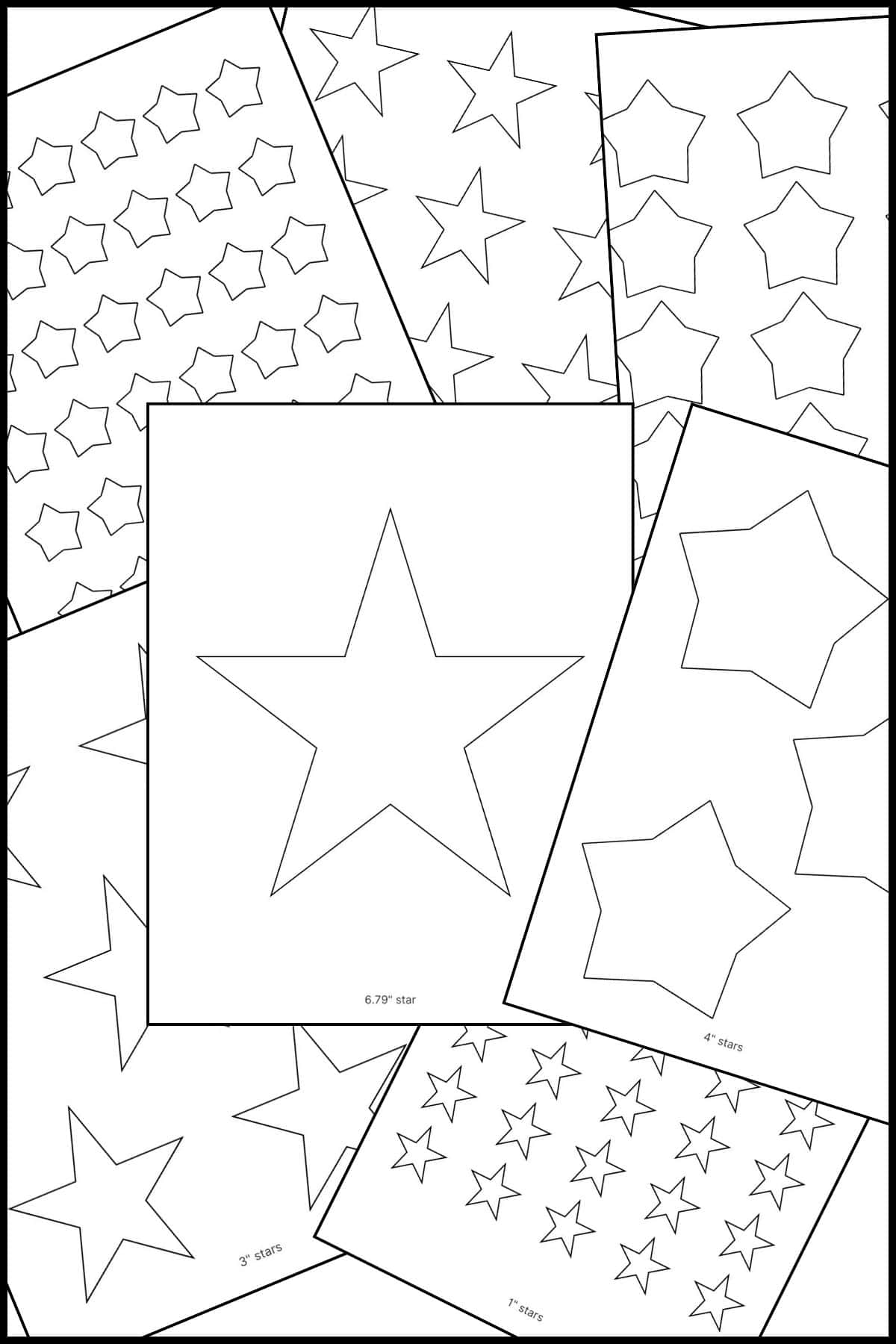 Printable 5 Point Star Template Printable 5 Point Star Template