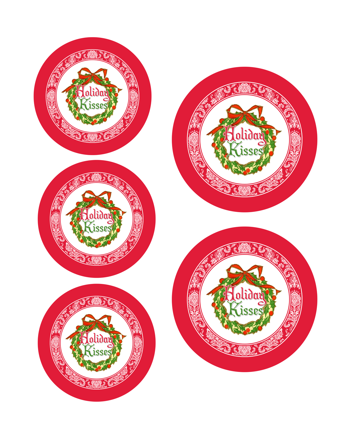 free christmas label templates