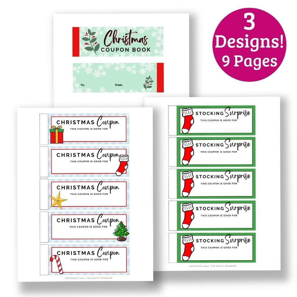 Printable Christmas Coupon Book Printable Christmas Coupon Book