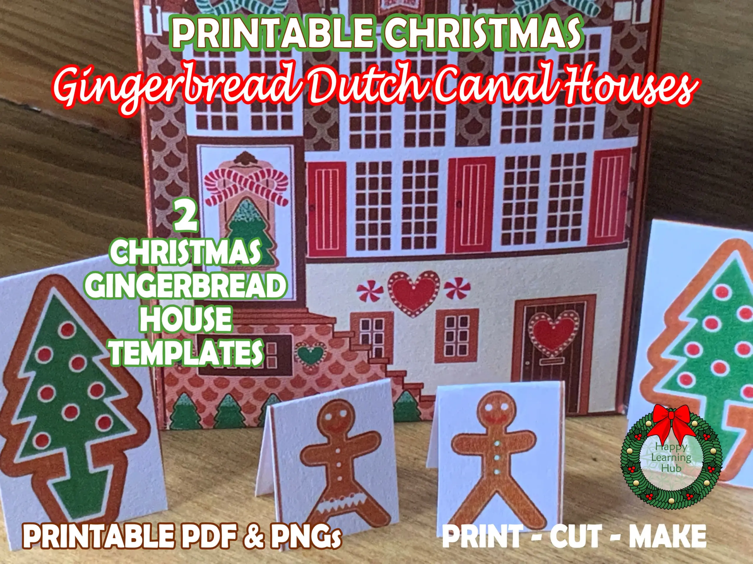 dutch gingerbread house template