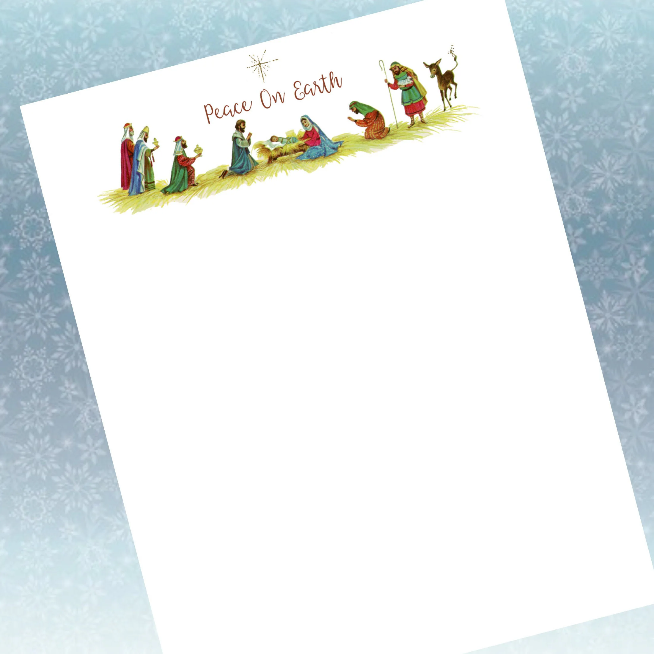 Printable Christmas Stationery Digital Printable Christmas Stationery Digital