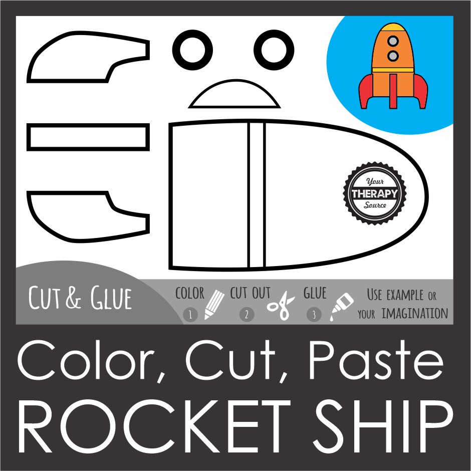 Printable Cut Out Rocket Template Free Printable Printable Cut Out Rocket Template Free Printable