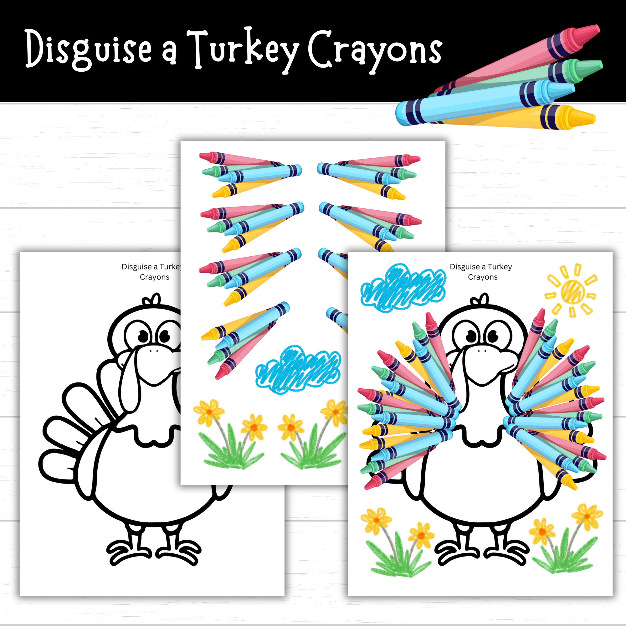 disguise a turkey crayon box template