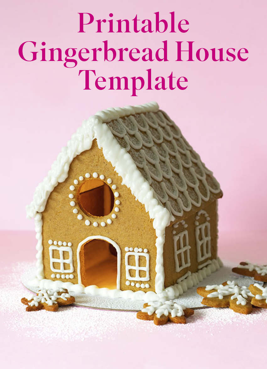 Printable Gingerbread House Template Printable Gingerbread House Template
