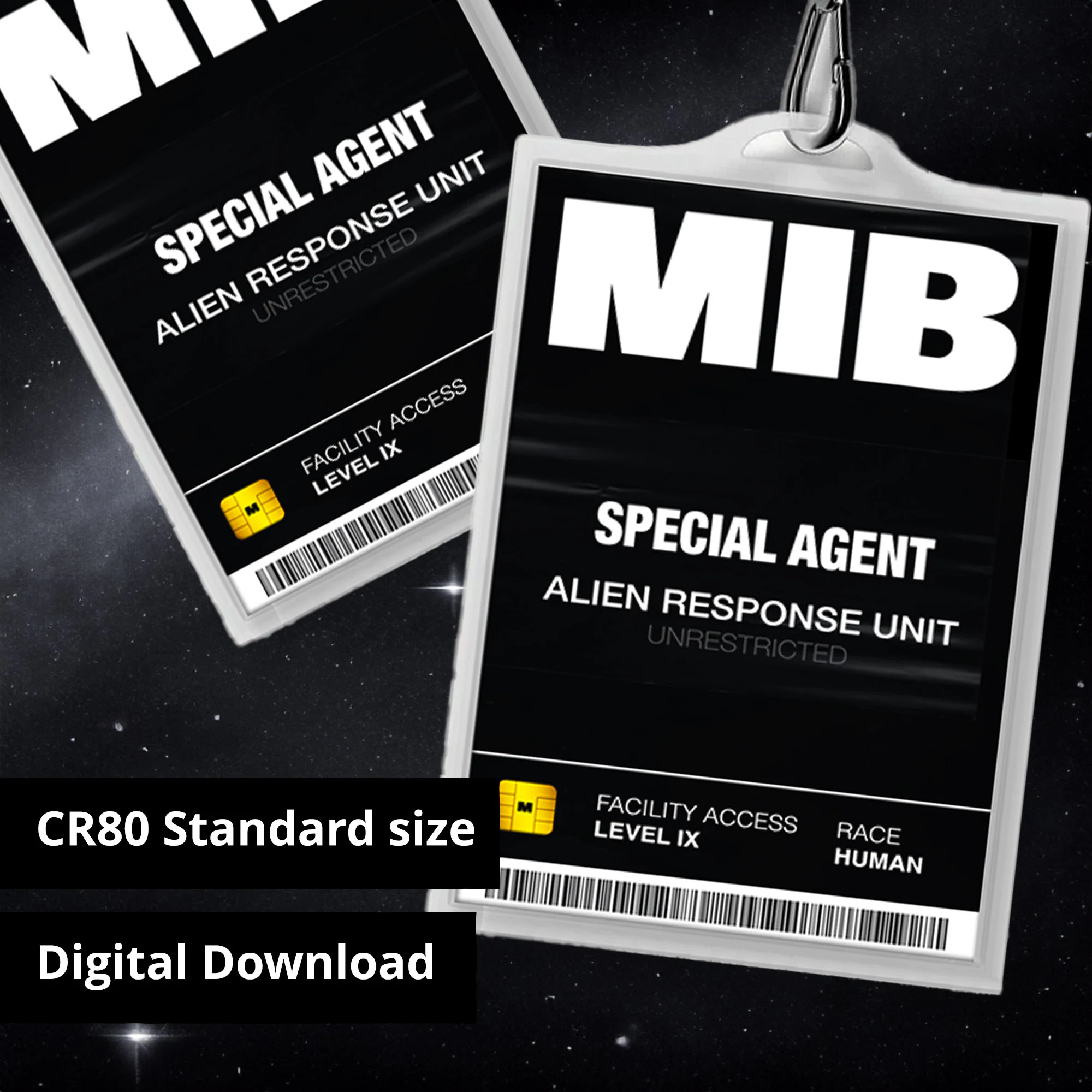 Printable Id Badge Mib