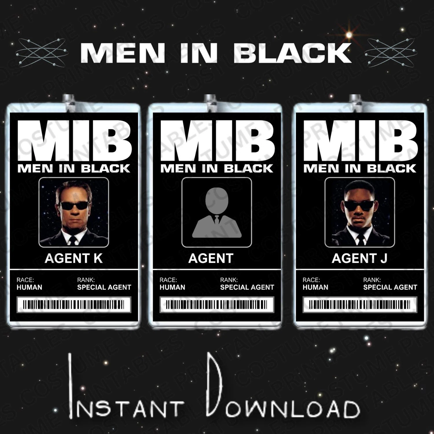 Printable Id Badge Mib