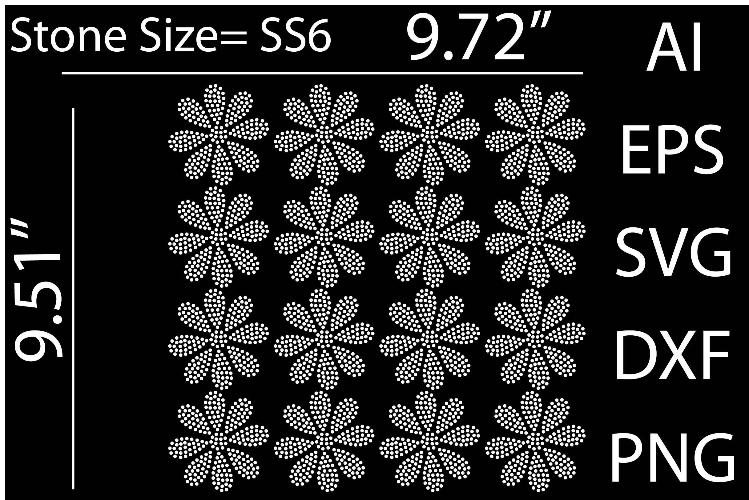Printable Pattern Rhinestone Template Printable Pattern Rhinestone Template
