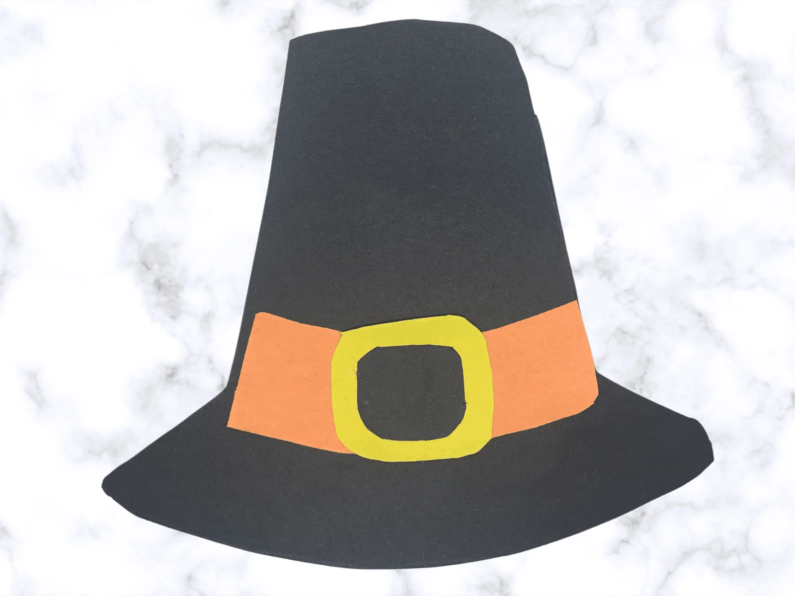 Printable Pilgrim Hat Template